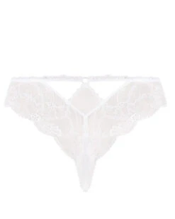 String Lise Charmel Féérie Couture (Blanc) -Aubade Lingerie Boutique string lise charmel feerie couture blanc 6