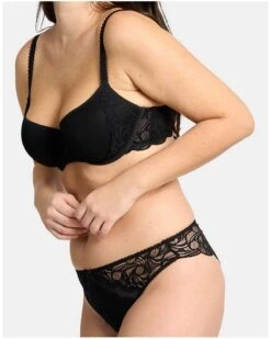 String Sans Complexe Ariane (Noir) -Aubade Lingerie Boutique string sans complexe ariane noir 4
