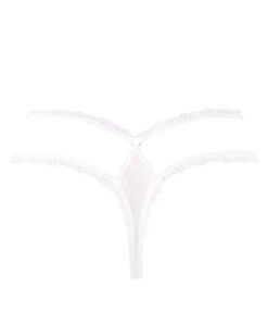 String Sexy Lise Charmel Féérie Couture (Blanc) 13 String Sexy Lise Charmel Féérie Couture (Blanc) -Aubade Lingerie Boutique string sexy lise charmel feerie couture blanc 5