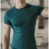 T-Shirt Col Rond HOM Tencel Soft (Vert)