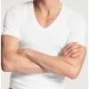 T-shirt Col V Calida Evolution (Blanc)