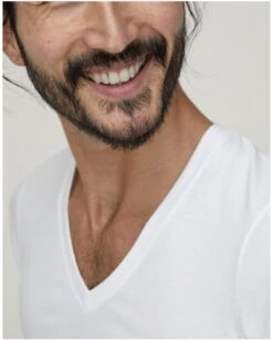 T-shirt Col V Calida Evolution (Blanc) 9 T-shirt Col V Calida Evolution (Blanc) -Aubade Lingerie Boutique t shirt col v calida evolution blanc 2