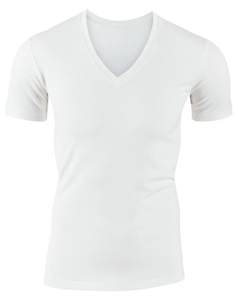 T-shirt Col V Calida Evolution (Blanc) 7 T-shirt Col V Calida Evolution (Blanc) – Image 5