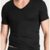 T-shirt Col V Calida Evolution (Noir)