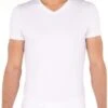 T-shirt Col V HOM Tencel Soft (Blanc) 1 T-shirt Col V HOM Tencel Soft (Blanc) -Aubade Lingerie Boutique t shirt col v hom tencel soft blanc