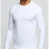 T-shirt Doux Manches Longues Col Rond Impetus (Blanc) -Aubade Lingerie Boutique t shirt doux manches longues col rond impetus blanc