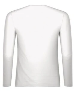 T-shirt Manche Longue Col V Éminence 100 % Coton Premium (Blanc) -Aubade Lingerie Boutique t shirt manche longue col v eminence 100 coton premium blanc 4