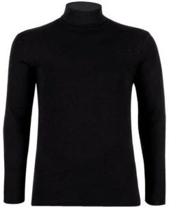 Tee-shirt Col Roulé Eminence 100% Coton (Noir) -Aubade Lingerie Boutique tee shirt col roule eminence 100 coton noir 2