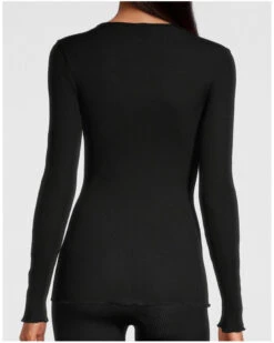 Top Manches Longues Oscalito 6656 (Noir) -Aubade Lingerie Boutique top manches longues oscalito 6656 noir 2