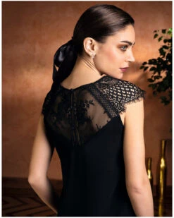 Top Mode Lise Charmel Féérie Couture (Noir) -Aubade Lingerie Boutique top mode lise charmel feerie couture noir 2